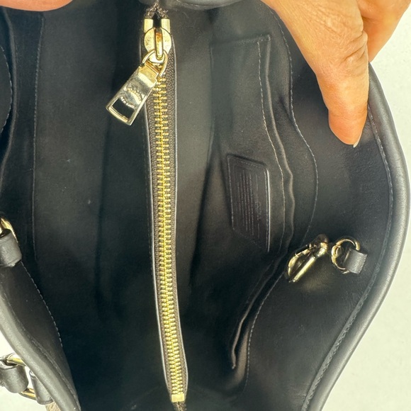 Coach Brown and Black Snake Print Handbag - Picture 16 of 17